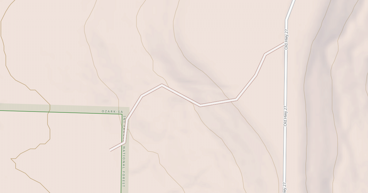 Map preview of USFS National Forest System Roads {1C52D8A4-B4E2-4031-9505-A2087058E157}