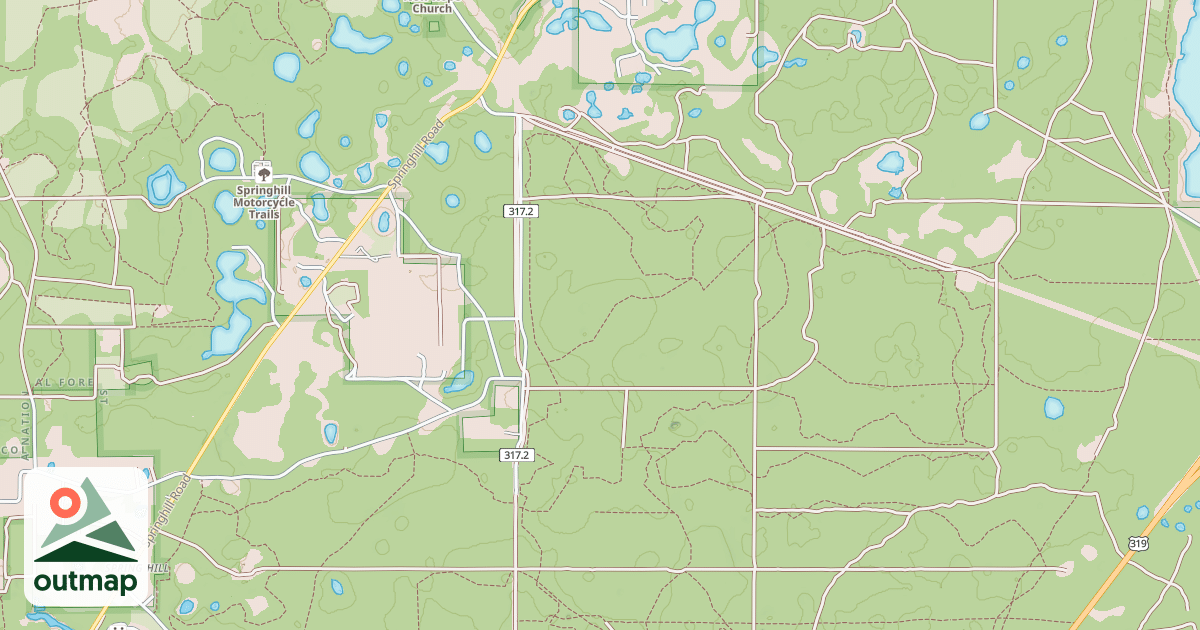 Map of NORTH PASTURE
