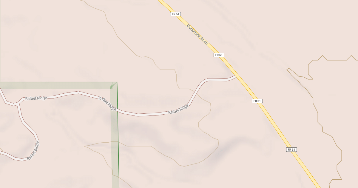 Map preview of RAFAEL RIDGE