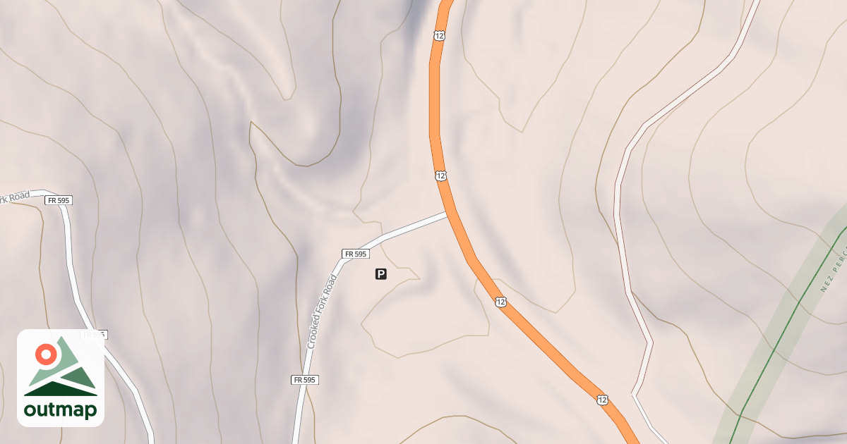 Map of CROOKED FORK