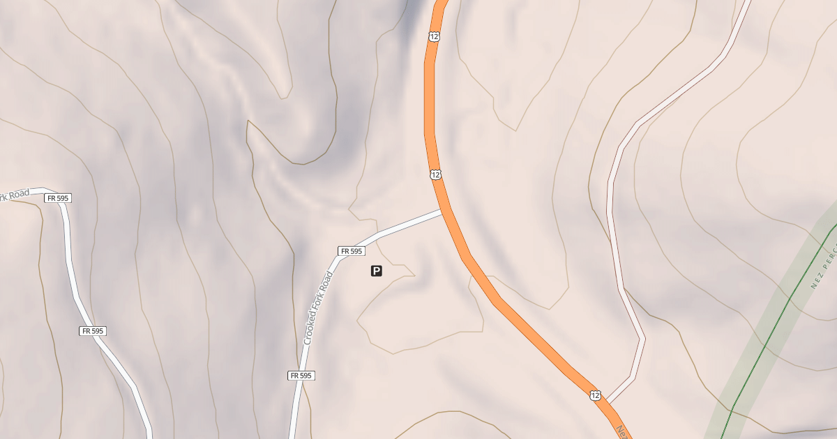 Map preview of CROOKED FORK