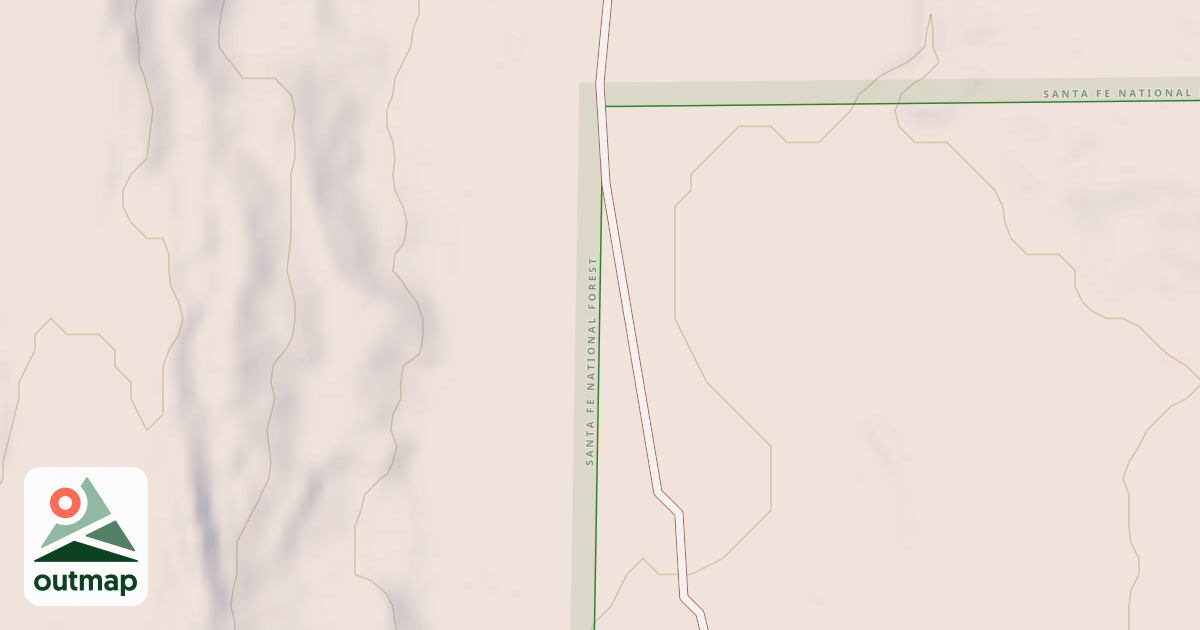 Map of USFS National Forest System Roads {A50B325F-9B52-45FA-AFFD-0EAD2DA3B464}