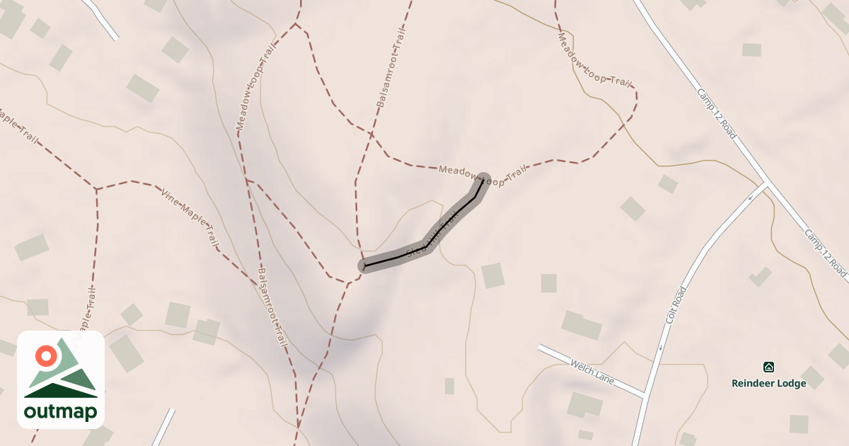 Map of Sled Hill Trail