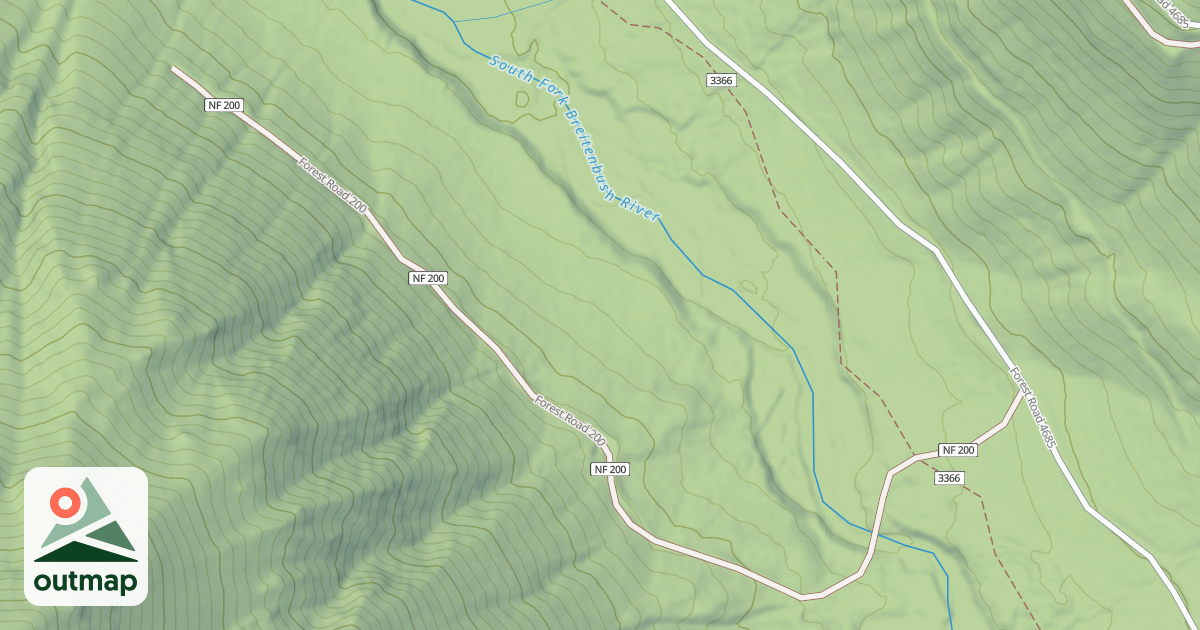 Map of USFS National Forest System Roads {F68011CD-80EF-4199-8565-BCB7E6C9C11E}