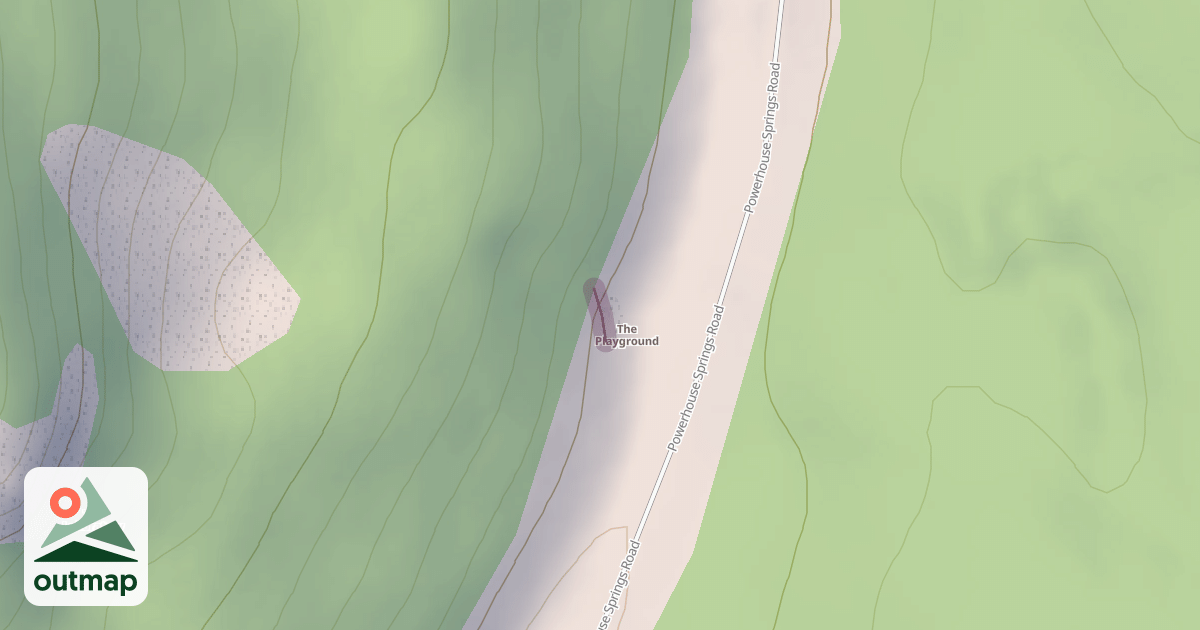 Map of Climbing Crag