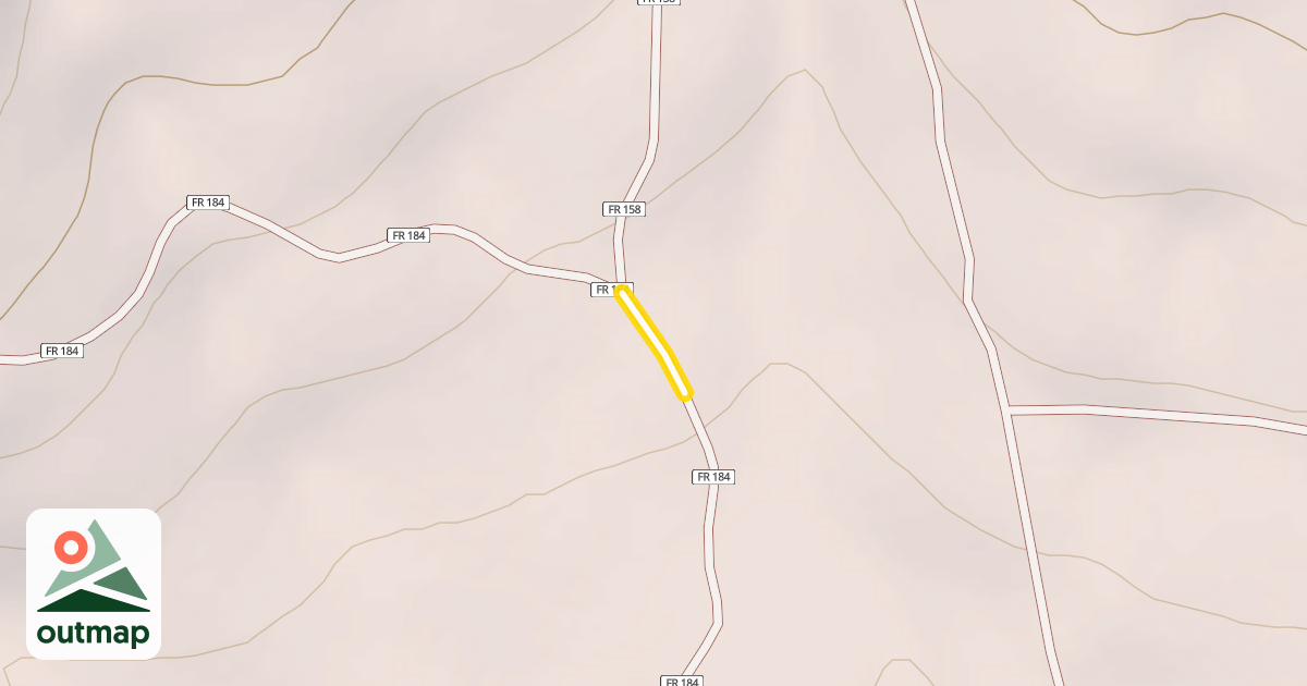 Map of Boulder Creek Road