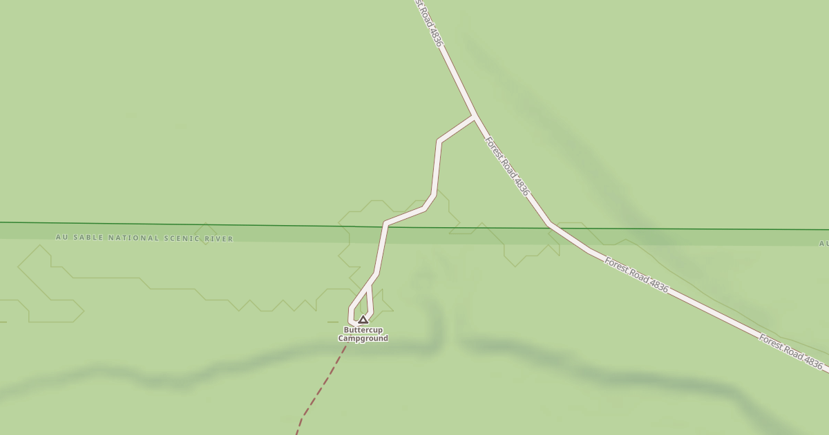 Map preview of BUTTERCUP CAMPSITES