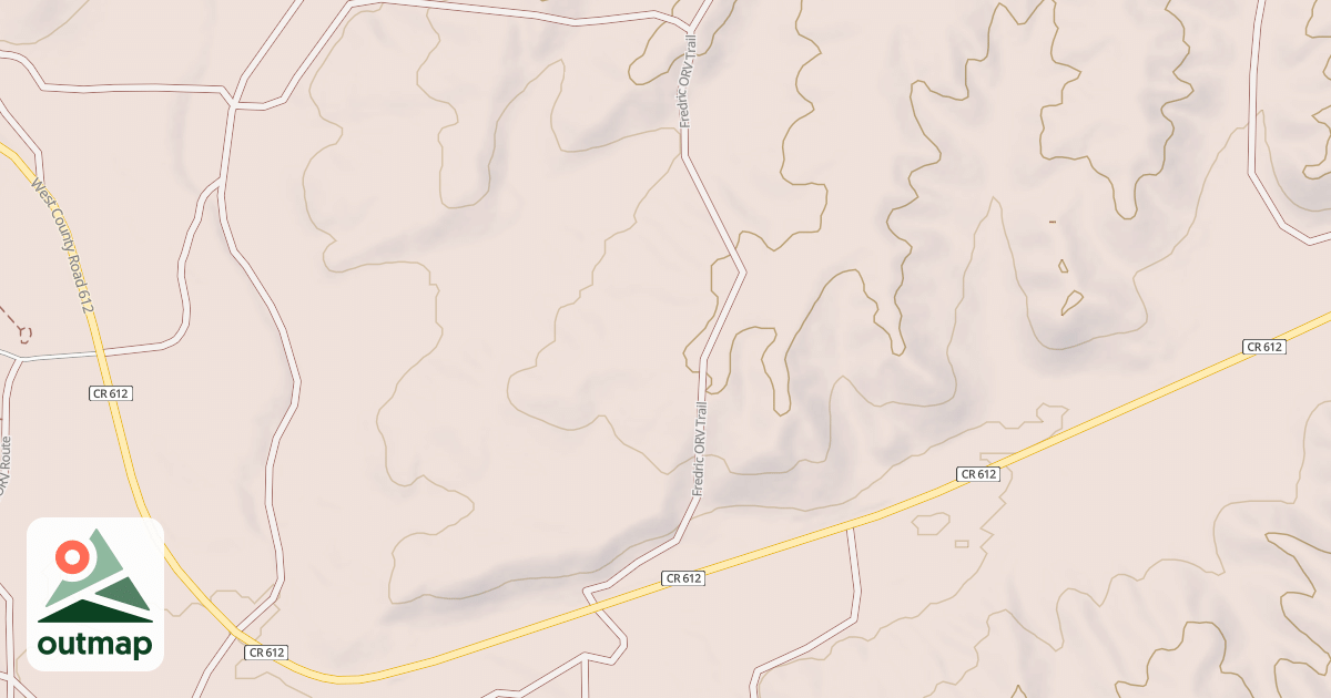 Map of Frederic Trail