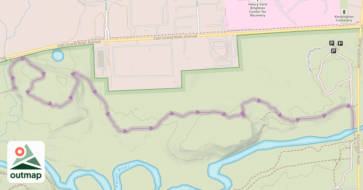 Map of Yellow Trail