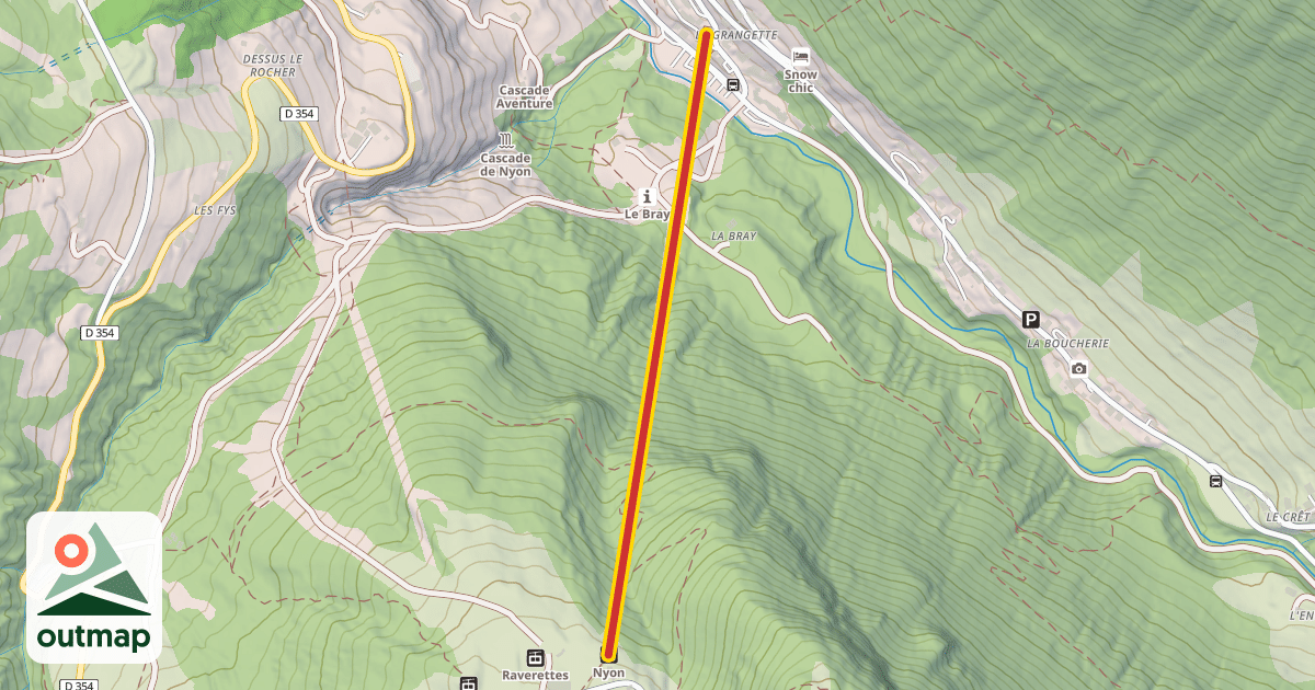Map of Nyon