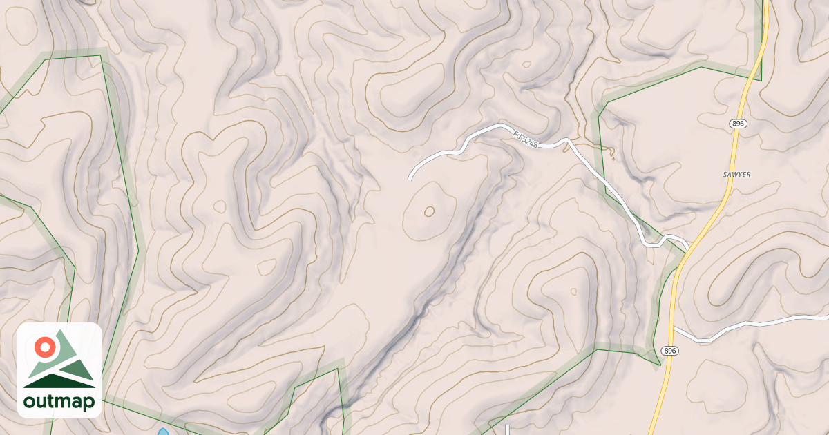 Map of SULPHUR ROAD
