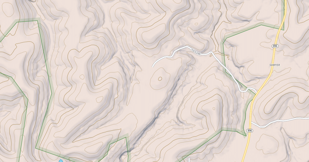 Map preview of SULPHUR ROAD