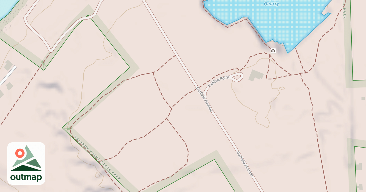 Map of Back 40 Loop