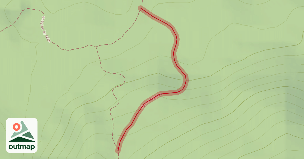 Map of Old Upper Babylon by Bike