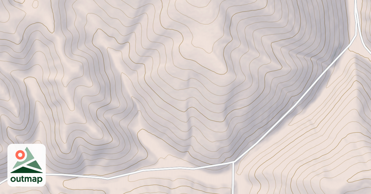Map of PINE CANYON SOUTH