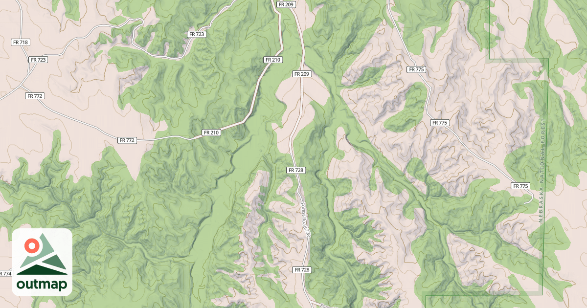 Map of 209