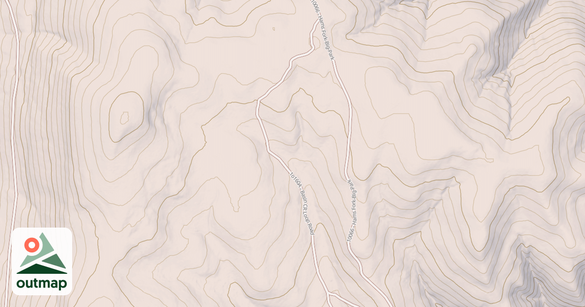 Map of BASIN CR LOOP RD