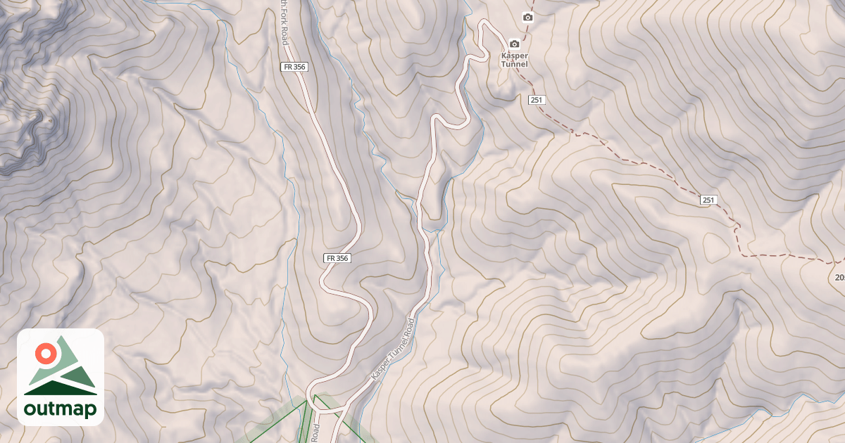 Map of KASPER TUNNEL