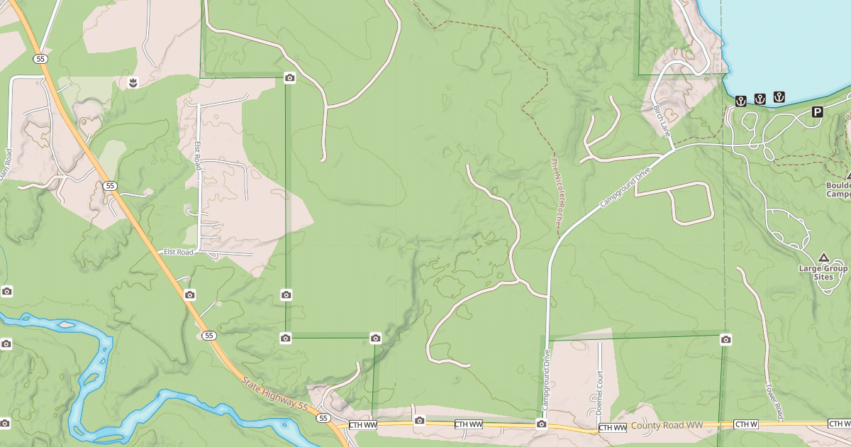 Map preview of Snowmobile Trail Lkln Langlade