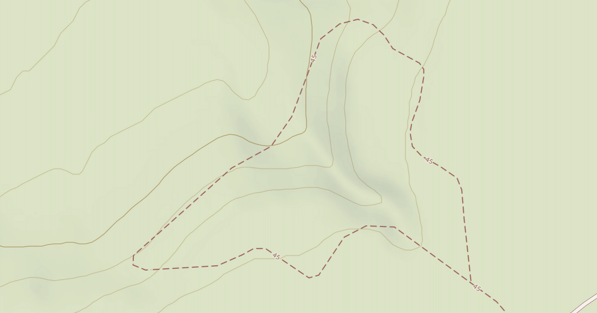 Map preview of Cline Buttes Tr 45