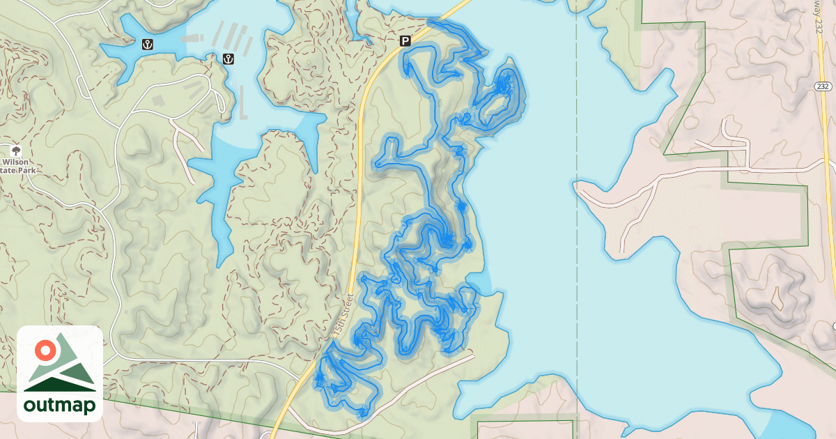 Map of Hell Creek Loop