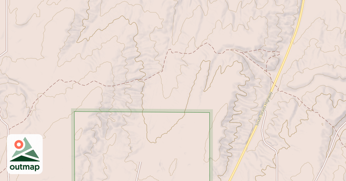 Map of Tomahawk Motorcycle Trail C Loop