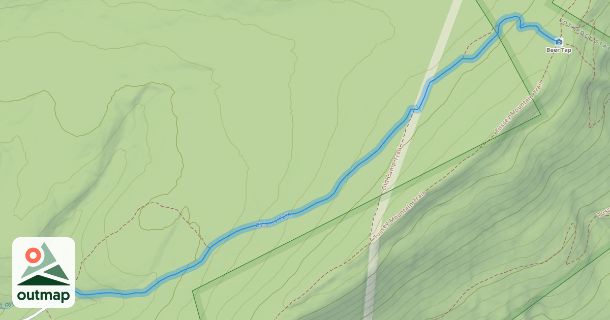 Map of Dylan's Path