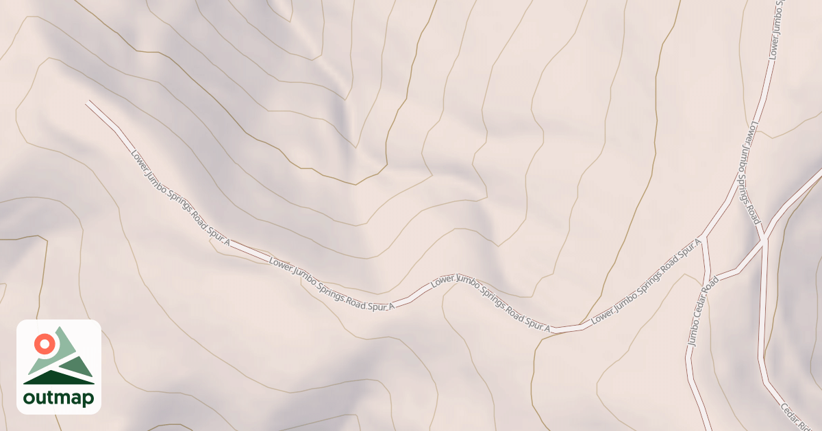 Map of LOWER JUMBO SPRINGS