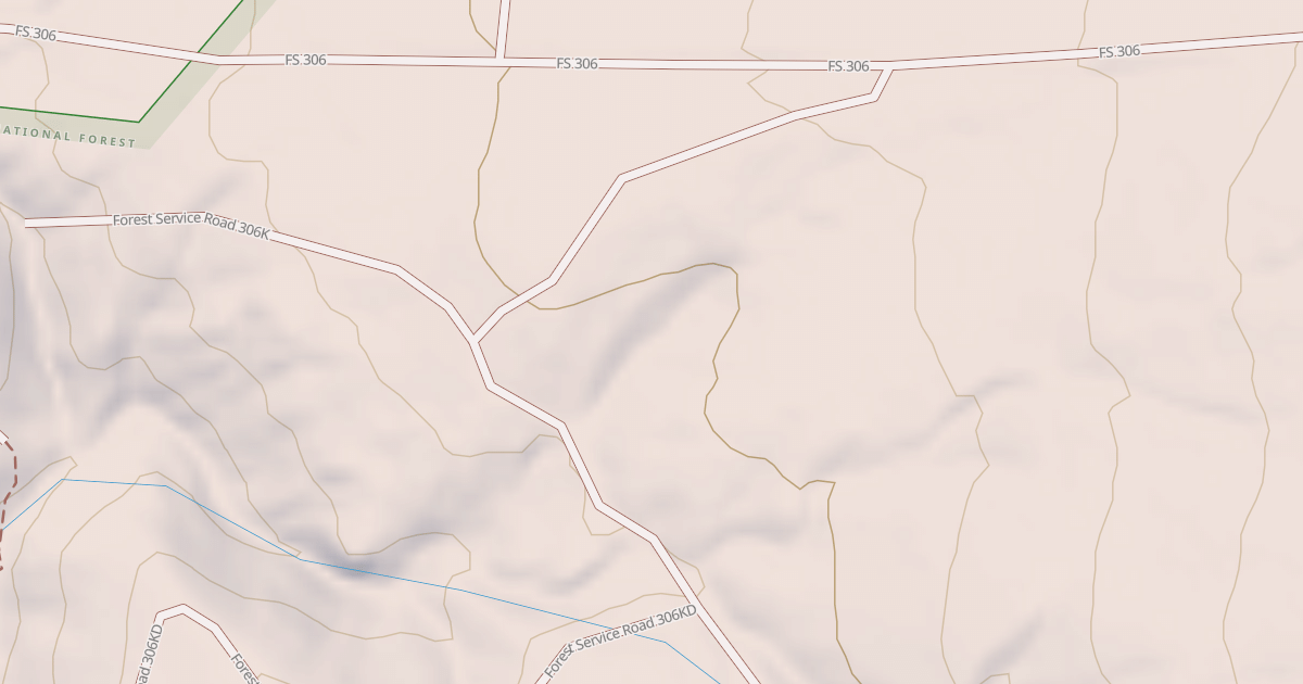 Map preview of USFS Motor Vehicle Use Map Roads {6872895A-C4A8-449A-8409-75165D441193}