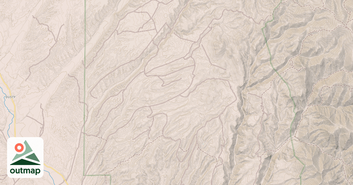 Map of POST CANYON
