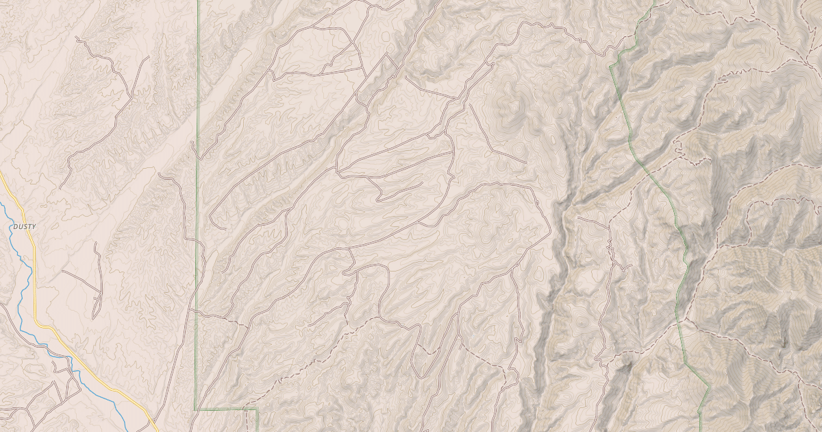 Map preview of POST CANYON