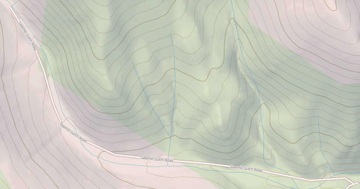 Map preview of SAWMILL GULCH