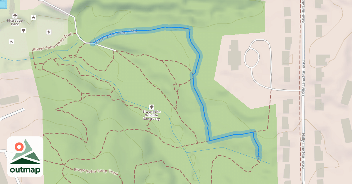 Map of Elwyn John Loop Trail