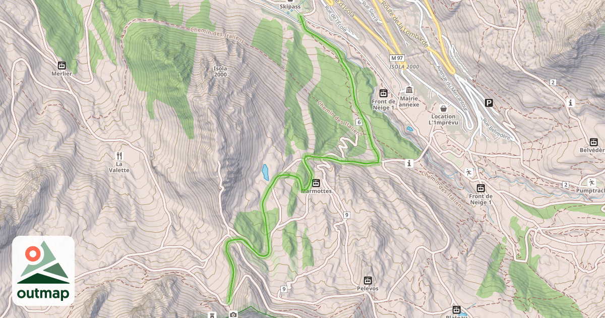 Map of Chamois Chapland