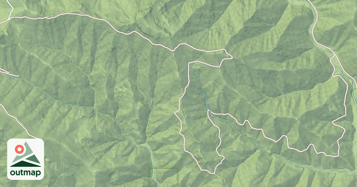 Map of BUCK MTN.