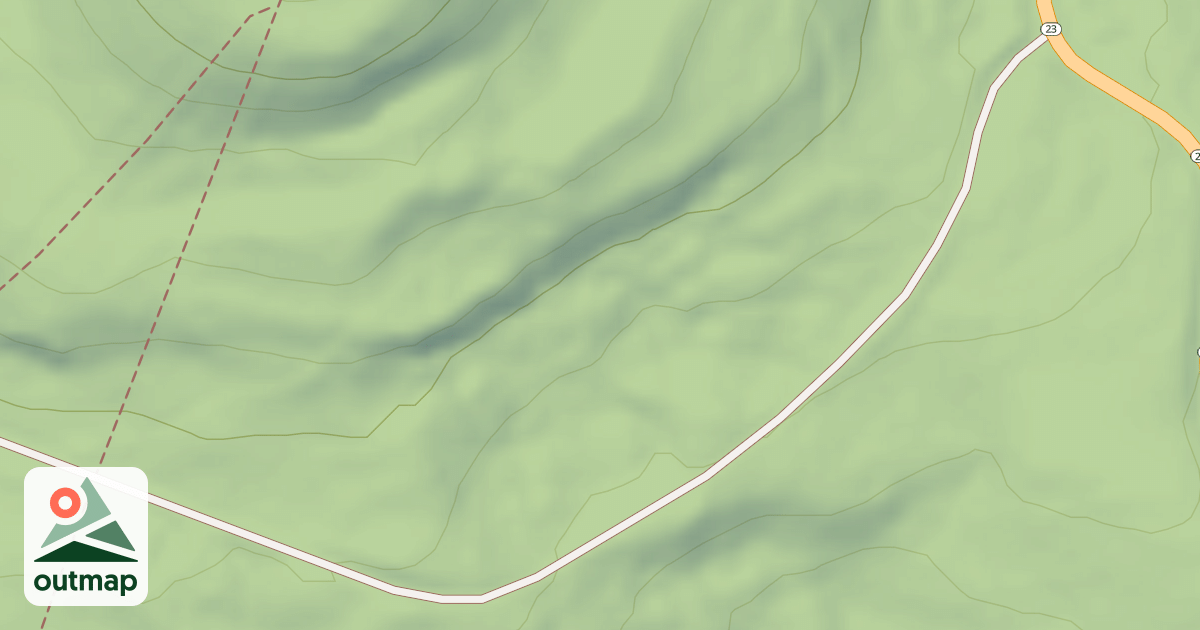 Map of HORNBECK ROAD