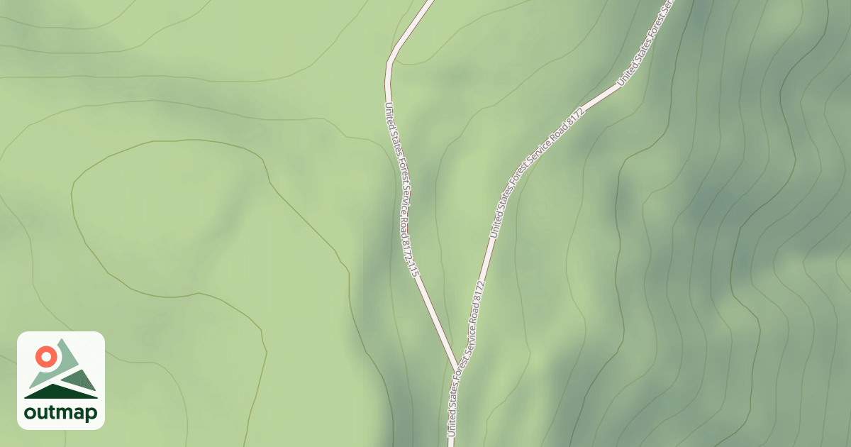 Map of USFS Motor Vehicle Use Map Roads {EA6C4FE2-727F-4EB1-903F-E39DE71C3524}