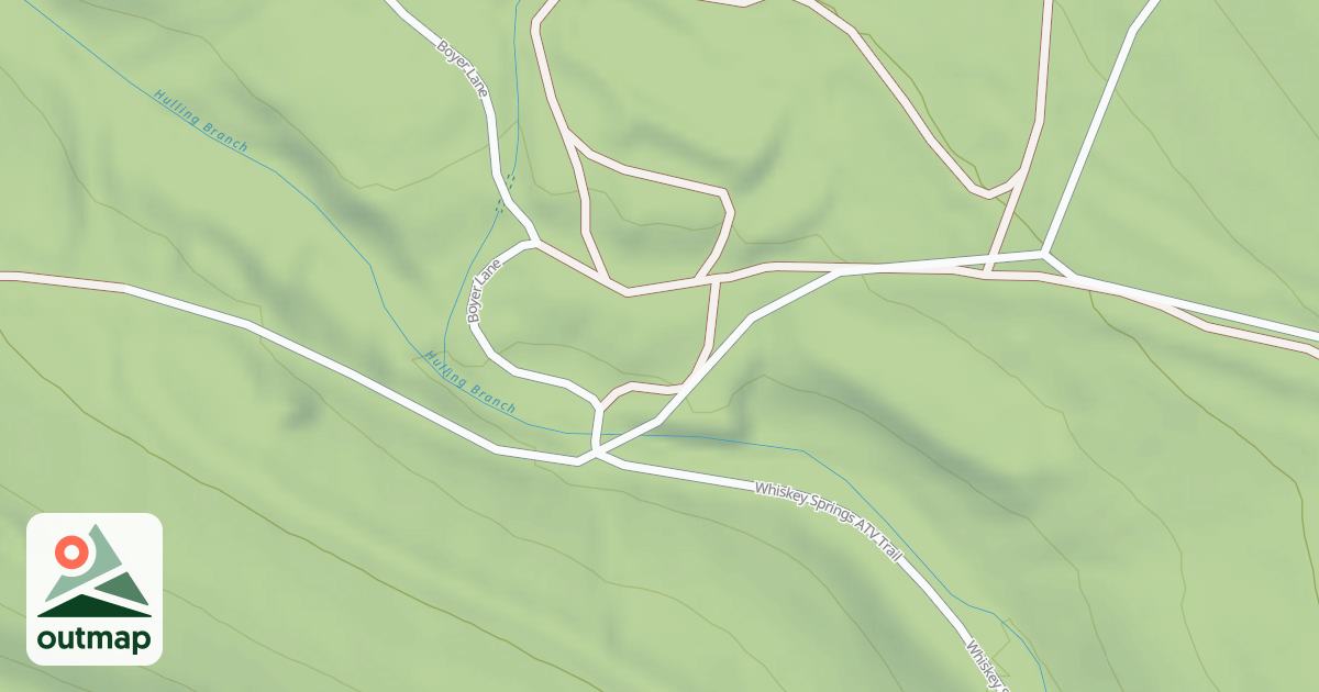 Map of Whiskey Springs Trails