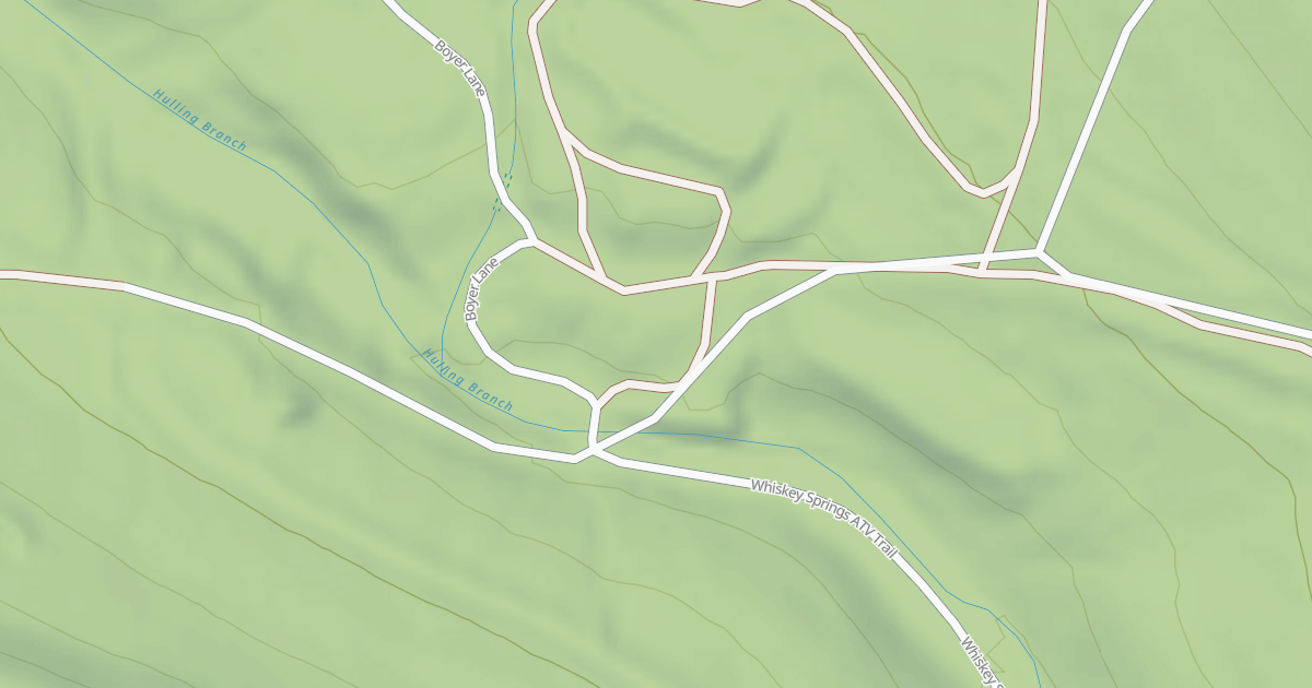 Map preview of Whiskey Springs Trails