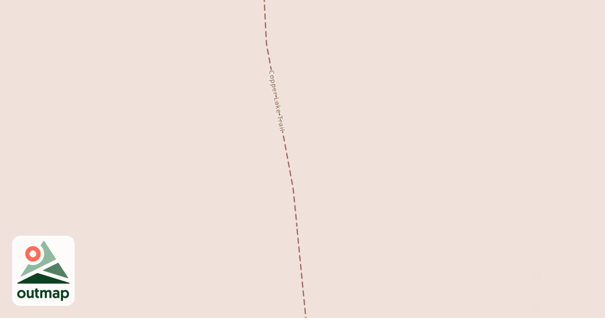 Map of Copper Lake Trail