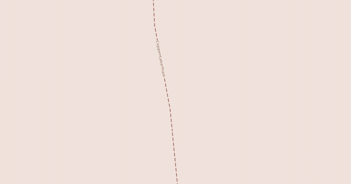 Map preview of Copper Lake Trail