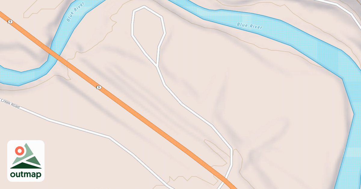 Map of COLUMBINE LANDING