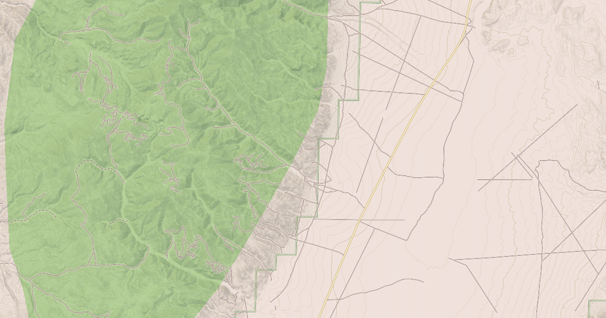 Map preview of NORTHUMBERLAND-MILL CANYON