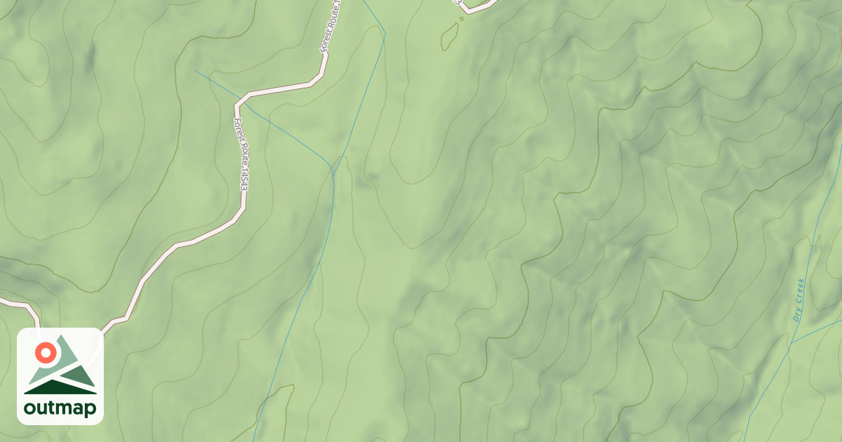 Map of DARK CANYON