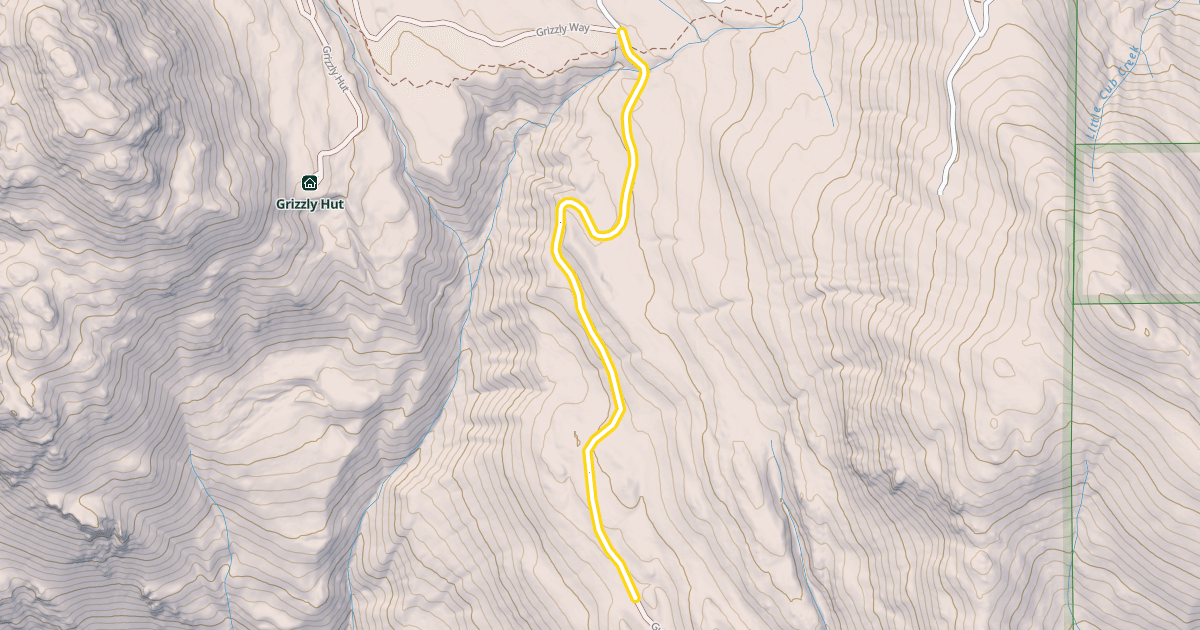 Map preview of National Forest Development Road 5215