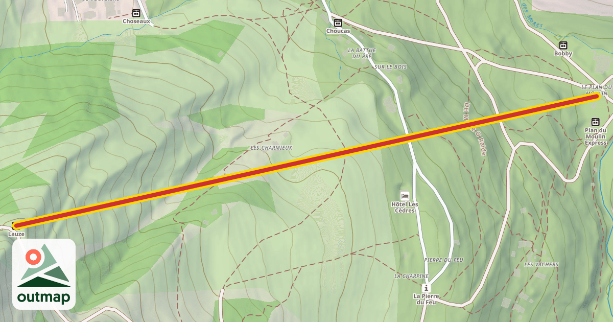 Map of Lauze