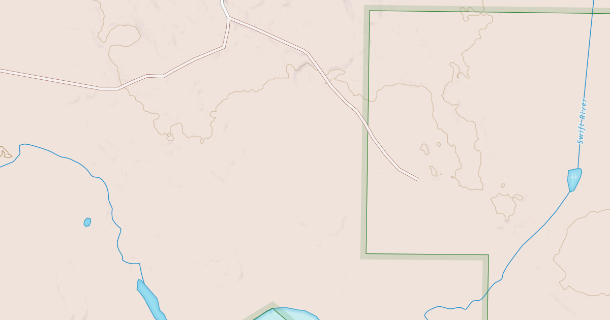 Map preview of LITTLE SWIFT LAKE SPUR B