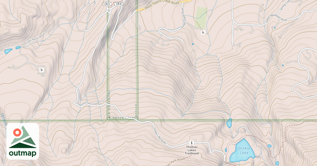 Map of DINKLE LAKE