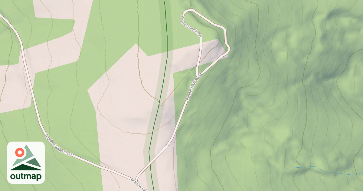 Map of PEPPER FLATS