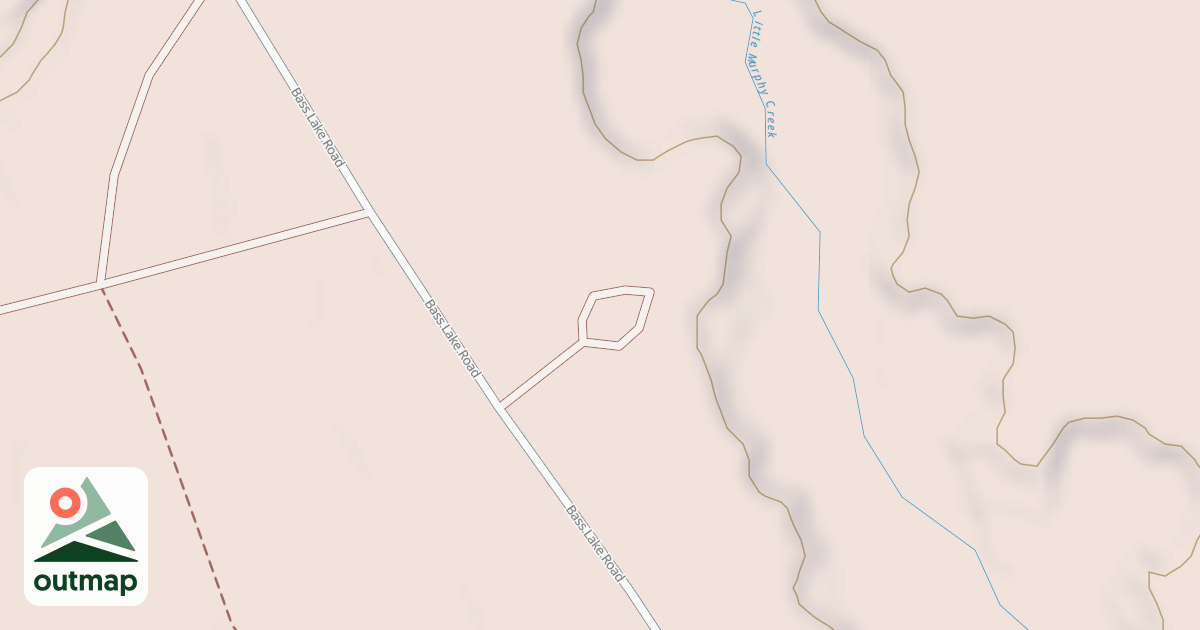 Map of BASS LAKE SPUR A